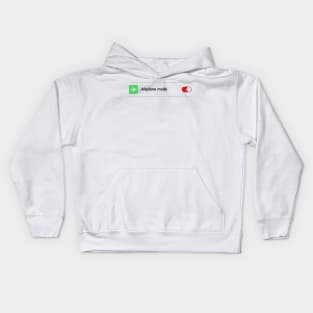 Flight mode Kids Hoodie